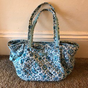 Vera Bradley Cloud Vine Retired Glenna Satchel